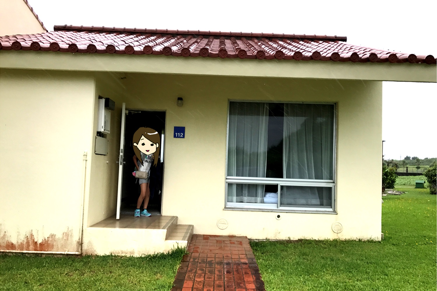 コテージ入り口
